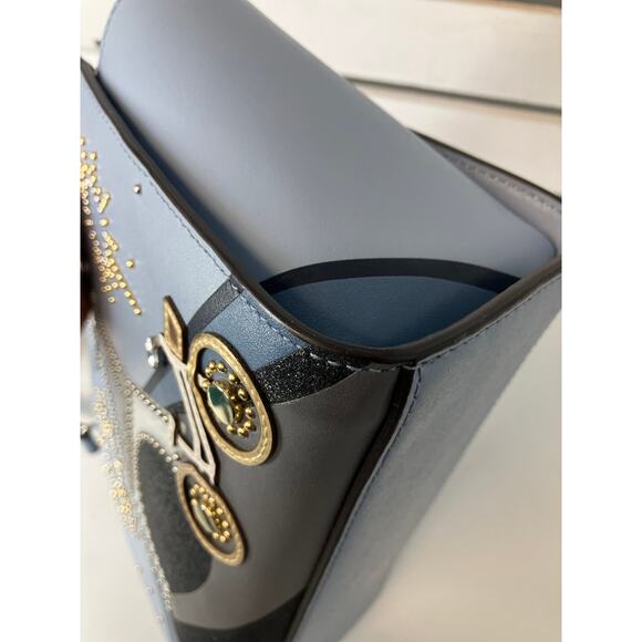 MICHAEL KORS, SMALL PARIS EFFIL TOWER, BICYCLE CROSSBODY BAG - Picture 11 of 15